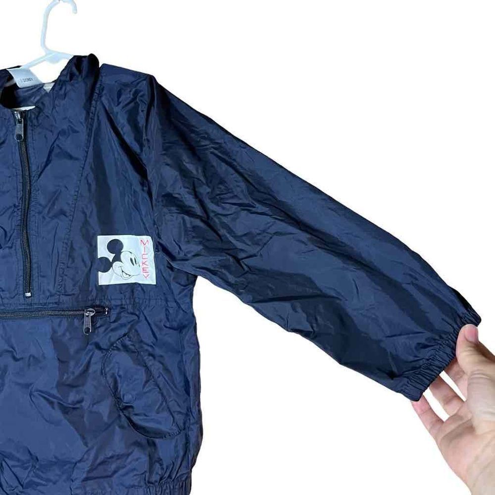 Disney Store Mickey Sport Windbreaker with Hoodie Size Medium (7/8)‎ - Picture 7 of 10